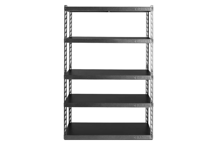 FaFurn - Heavy Duty 48-Inch Wide 5-Shelf Metal Shelving Unit