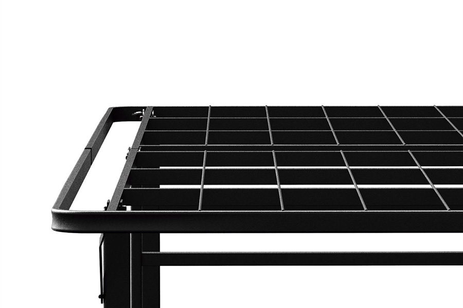 FaFurn - Full Size 18-Inch High Rise Folding Metal Platform Bed Frame