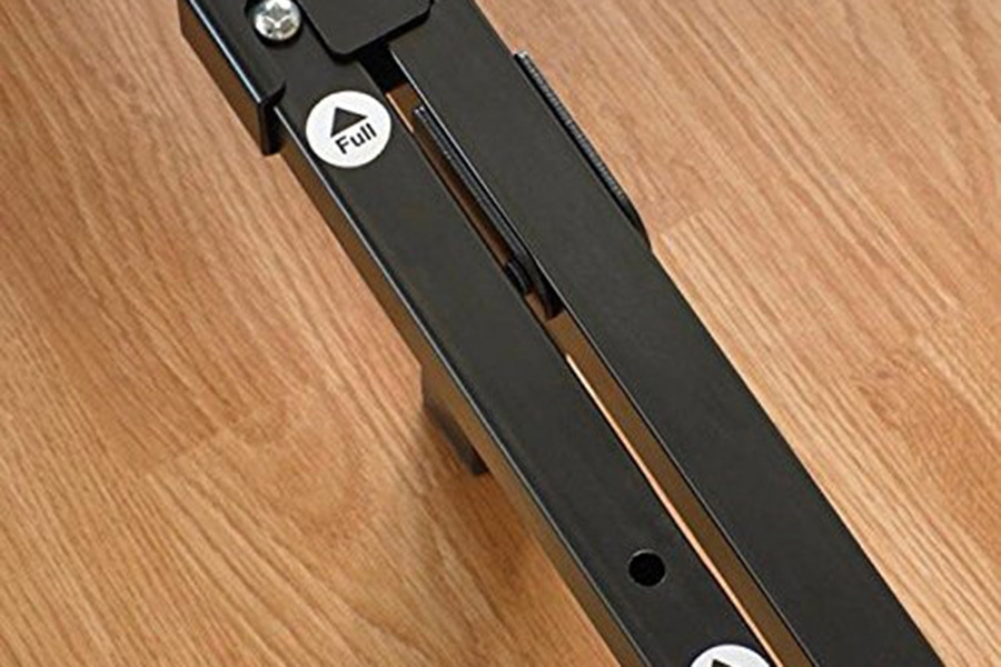 FaFurn - King Size 9-Leg Adjustable Metal Bed Frame with Headboard Brackets