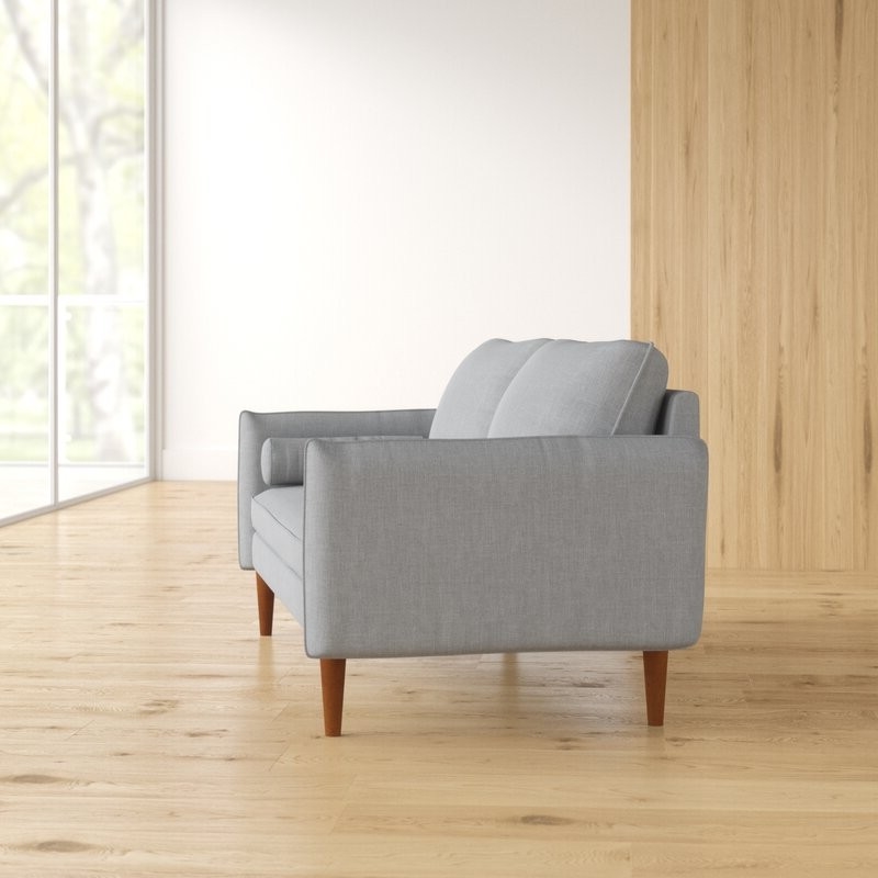 FaFurn Modern Sofa - Light Gray, Fabric