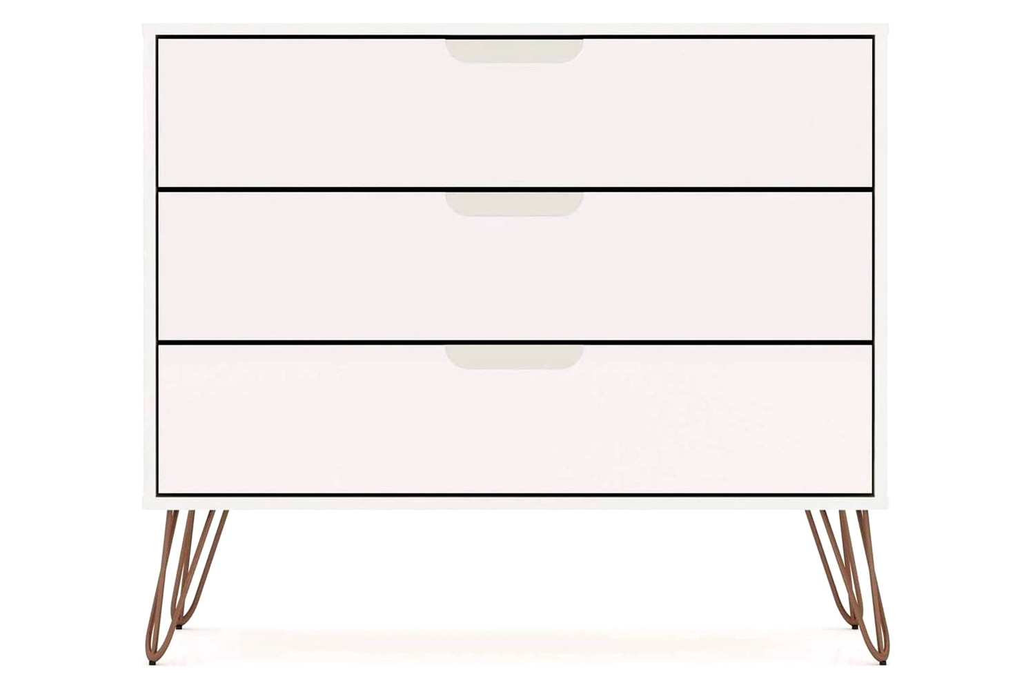 FaFurn - Modern Scandinavian Style Bedroom 3-Drawer Dresser