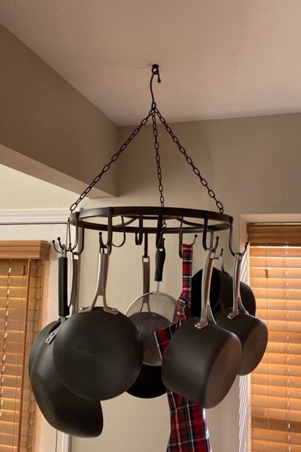 FaFurn - Modern Industrial Circular Hanging Pot Rack