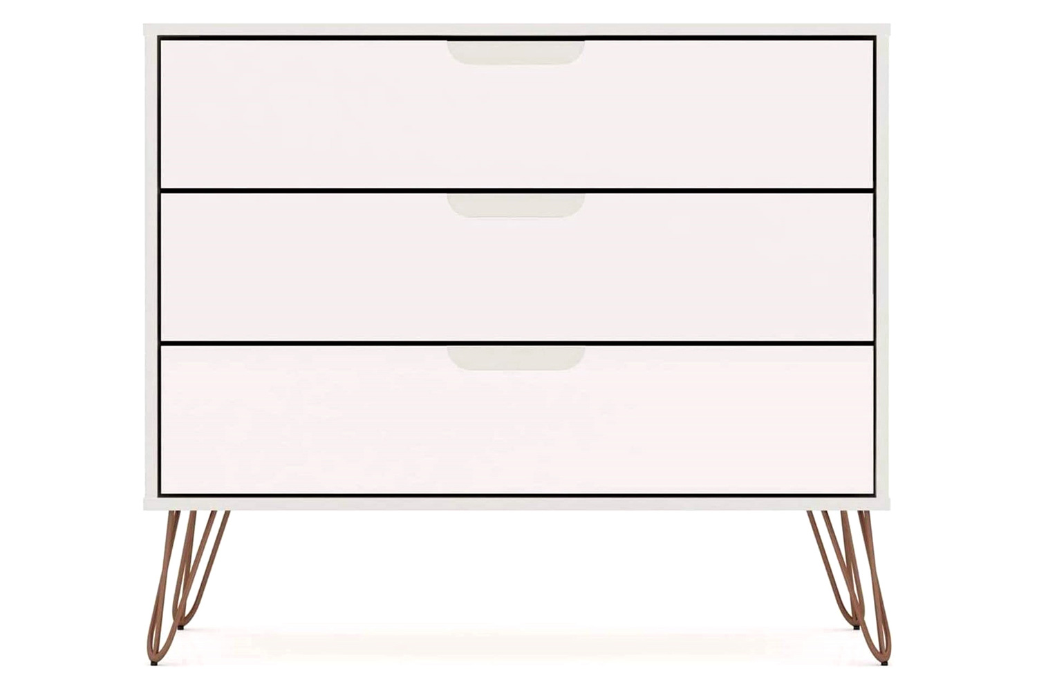 FaFurn - Modern Scandinavian Style Bedroom 3-Drawer Dresser