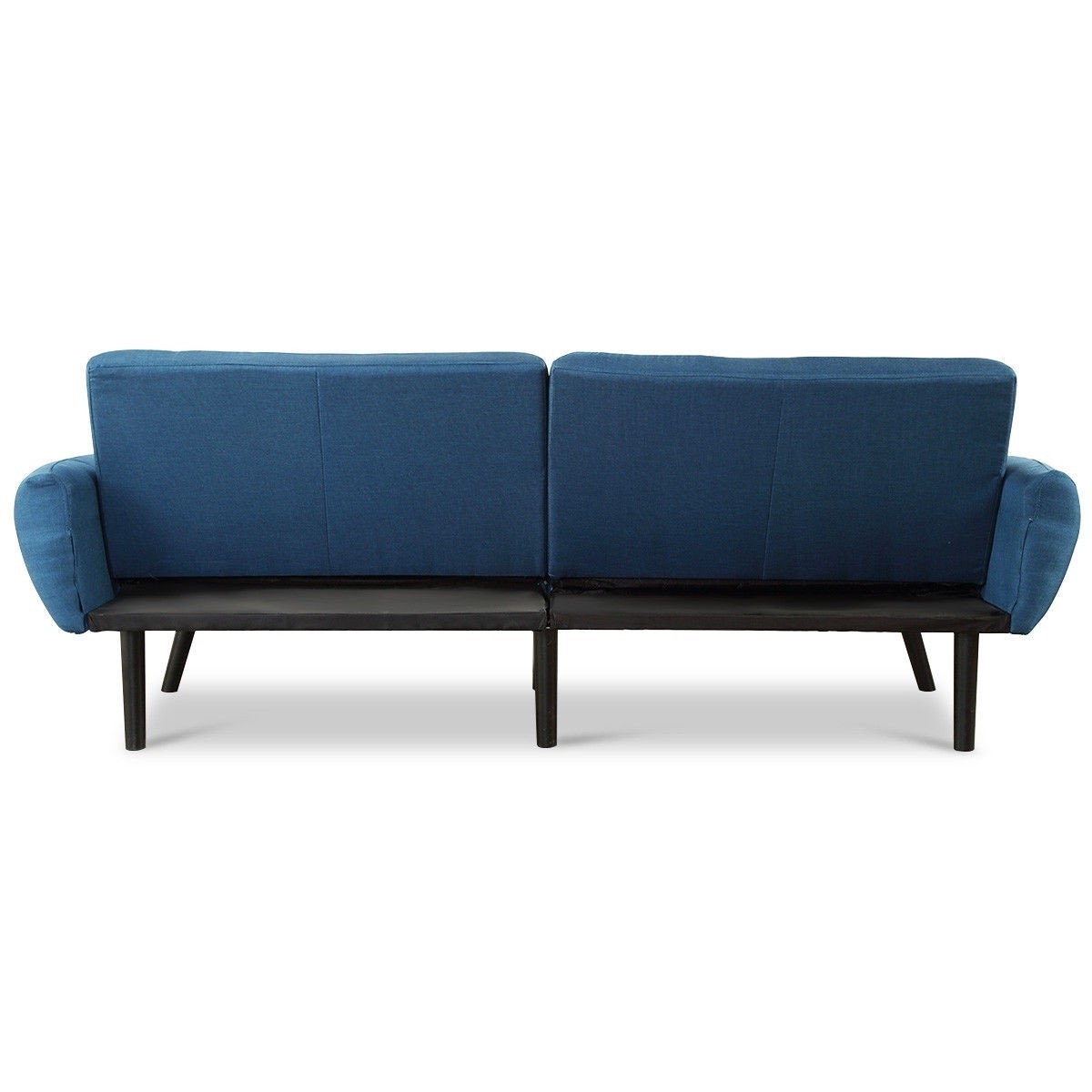 FaFurn Modern Sofa-Bed - Navy Blue, Linen