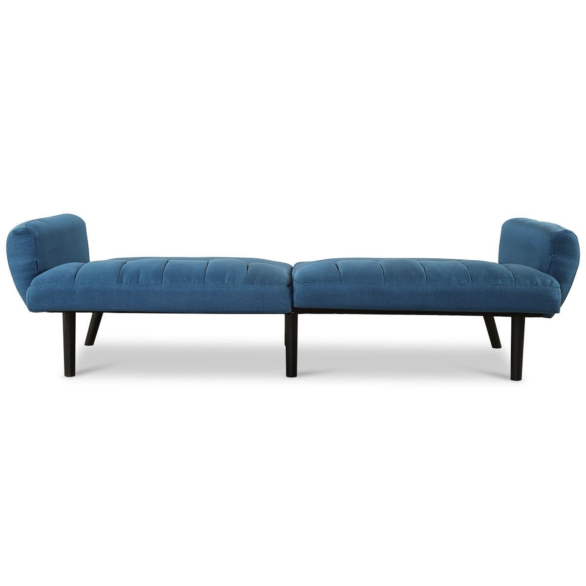FaFurn Modern Sofa-Bed - Navy Blue, Linen