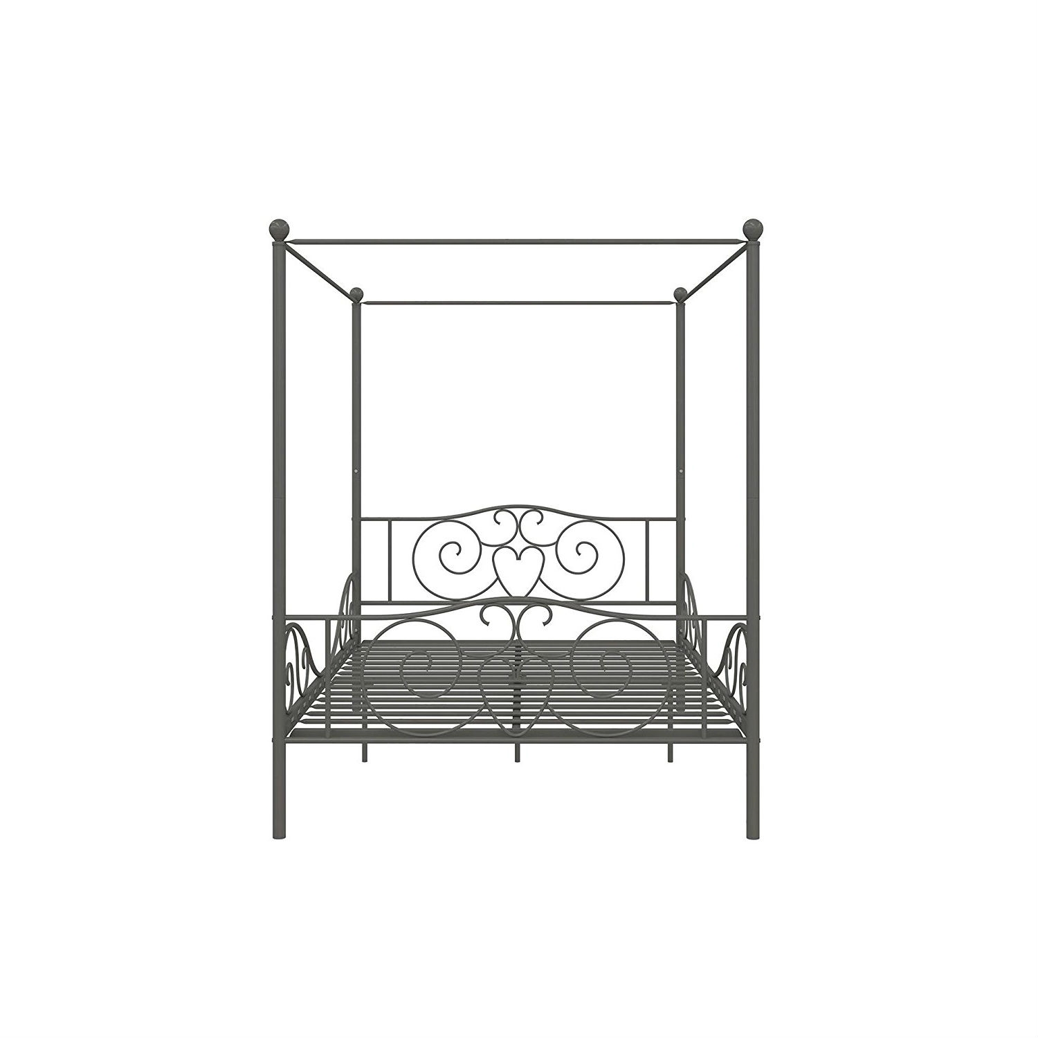 FaFurn Full Size Canopy Bed Frame - Metal, Metal
