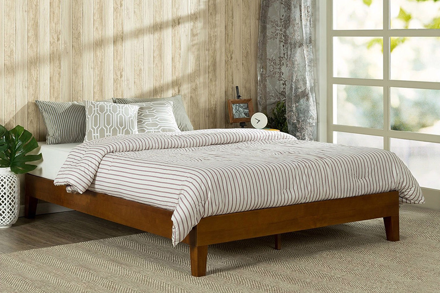 FaFurn - Solid Wood Modern Platform Bed Frame