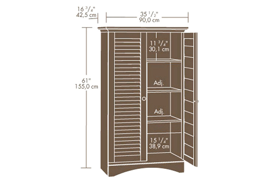 FaFurn Multi-Purpose Wardrobe Armoire - Antique White