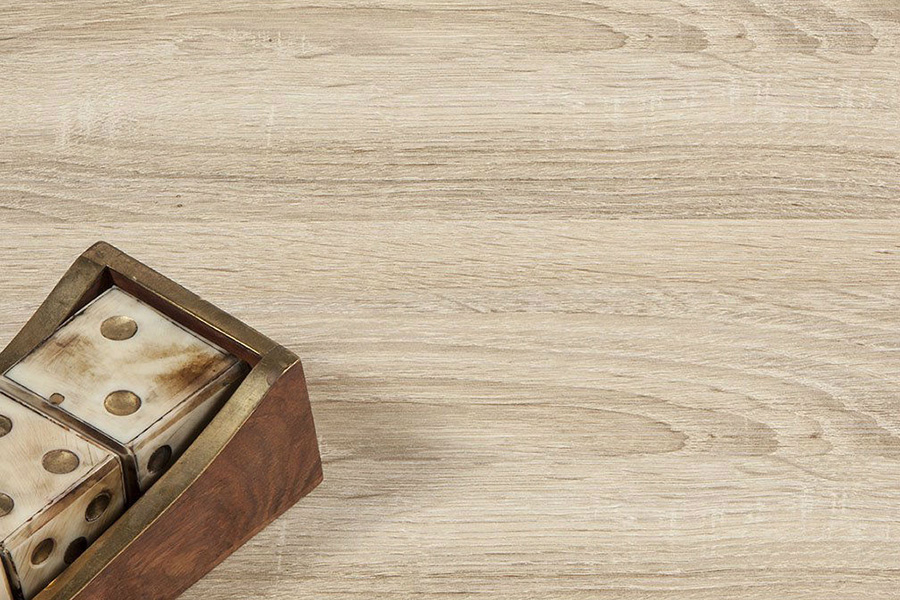FaFurn - Modern Mid Century Style End Table Nightstand in White & Oak Finish
