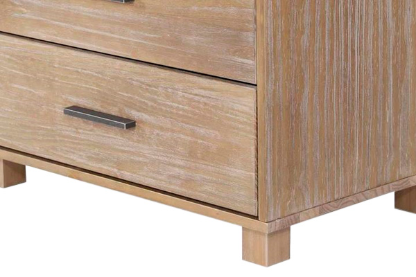 FaFurn Modern Farmhouse Solid 5 Drawers Chest - Pine, Wood