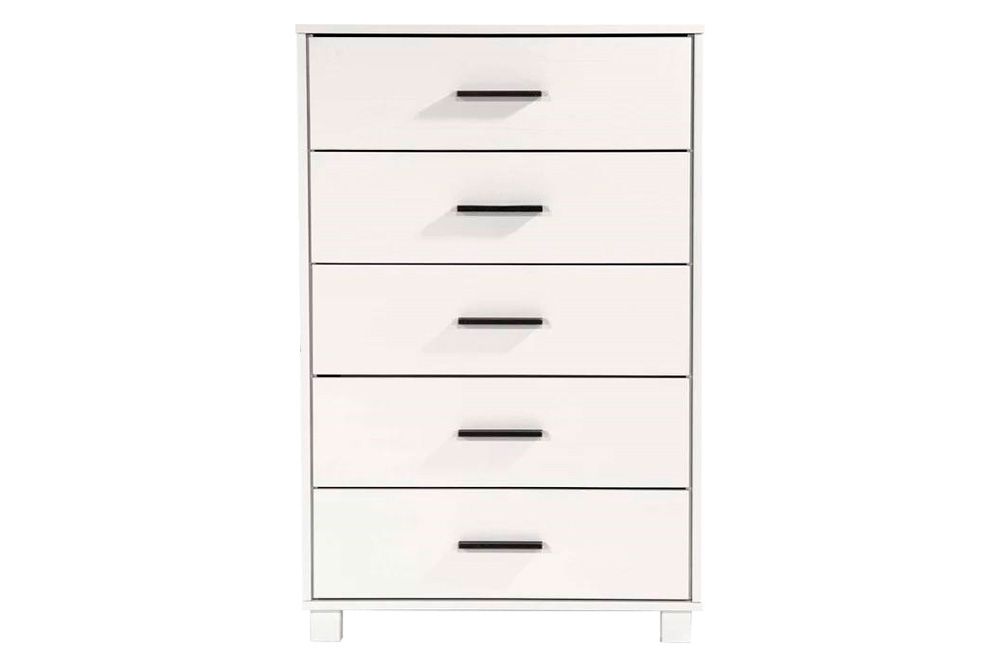 FaFurn - Modern Farmhouse Solid 5 Drawers Chest