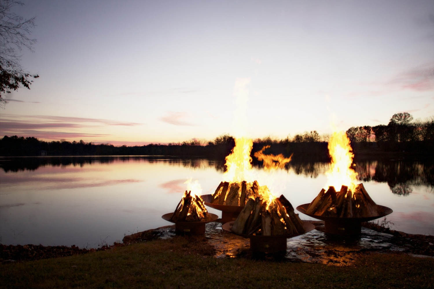 Fire Pit Art - Asia 36" Wood Burning