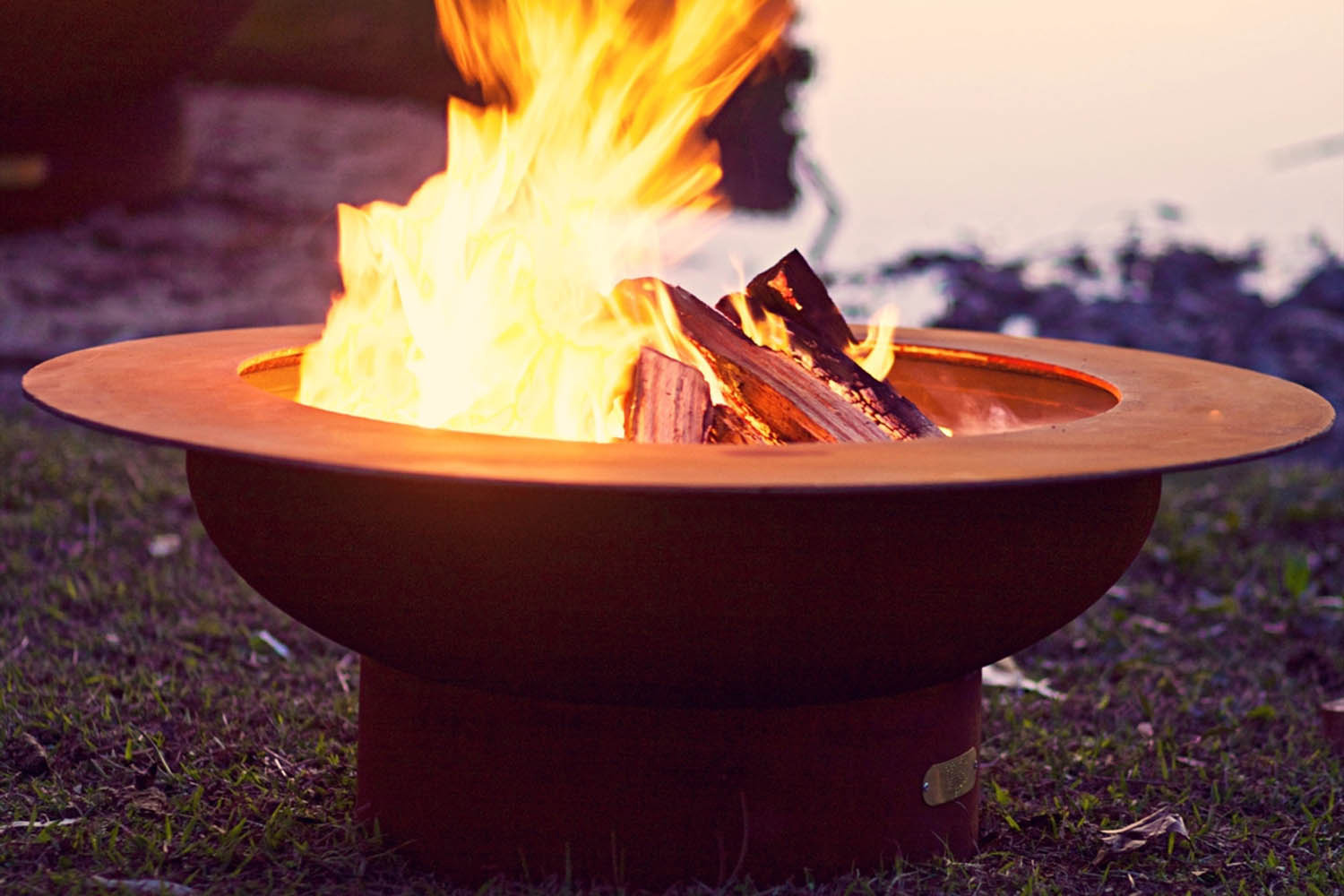 Fire Pit Art - Saturn Wood Burning