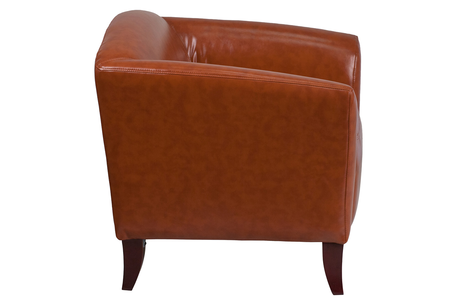 BLNK HERCULES Imperial Series LeatherSoft Chair - Cognac