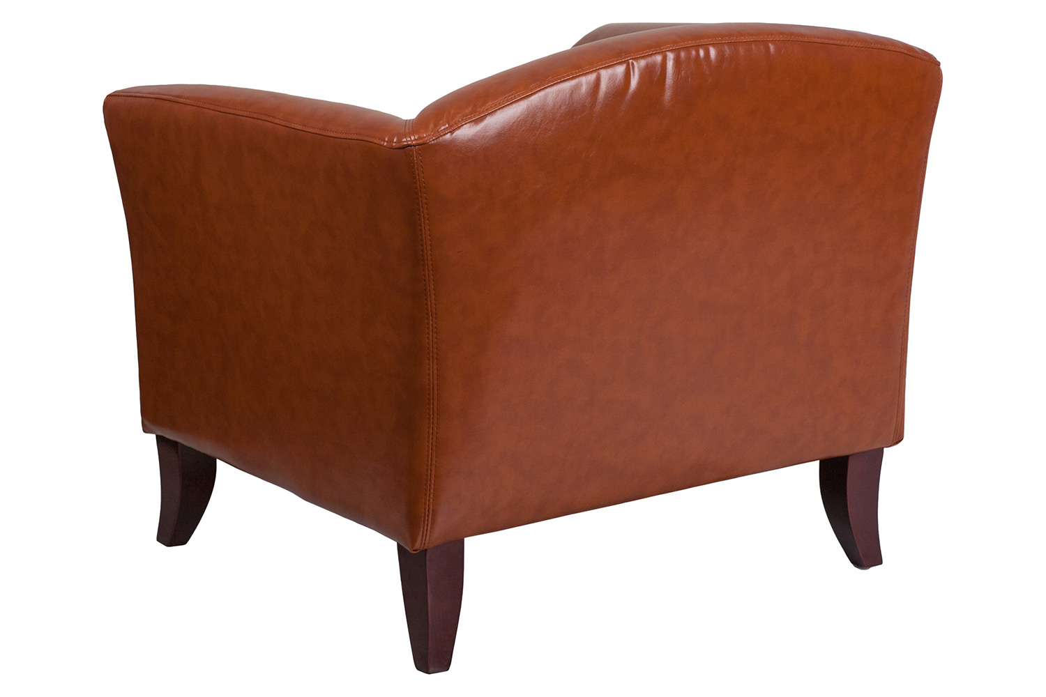 BLNK HERCULES Imperial Series LeatherSoft Chair - Cognac