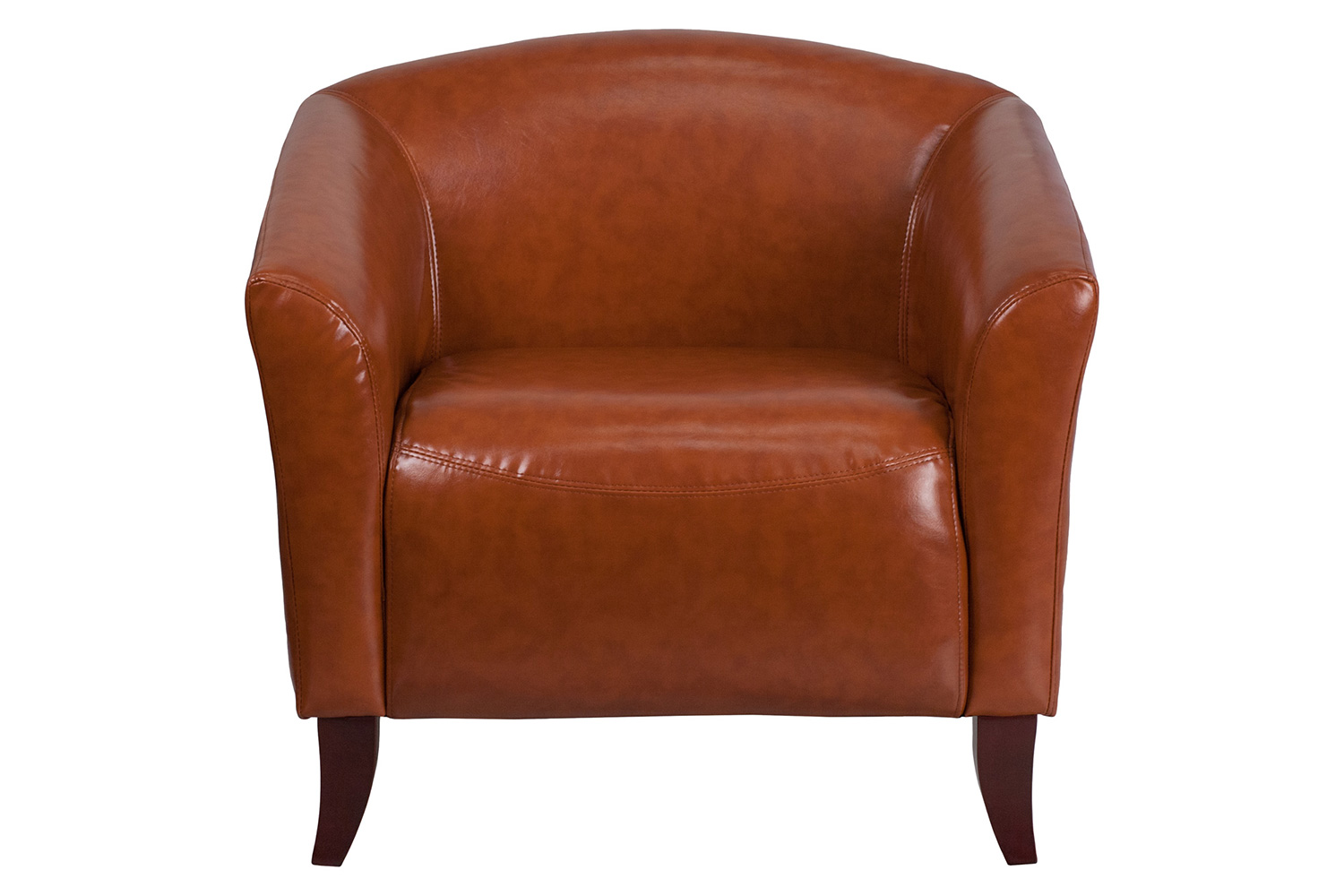 BLNK HERCULES Imperial Series LeatherSoft Chair - Cognac