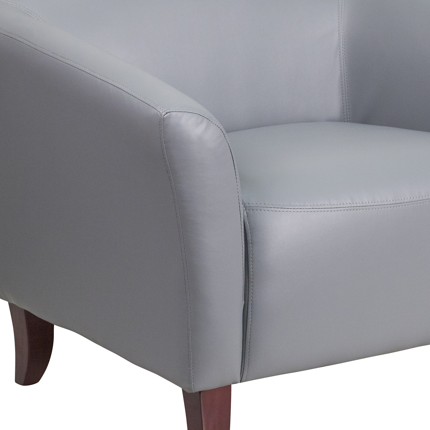 BLNK HERCULES Imperial Series LeatherSoft Chair - Gray