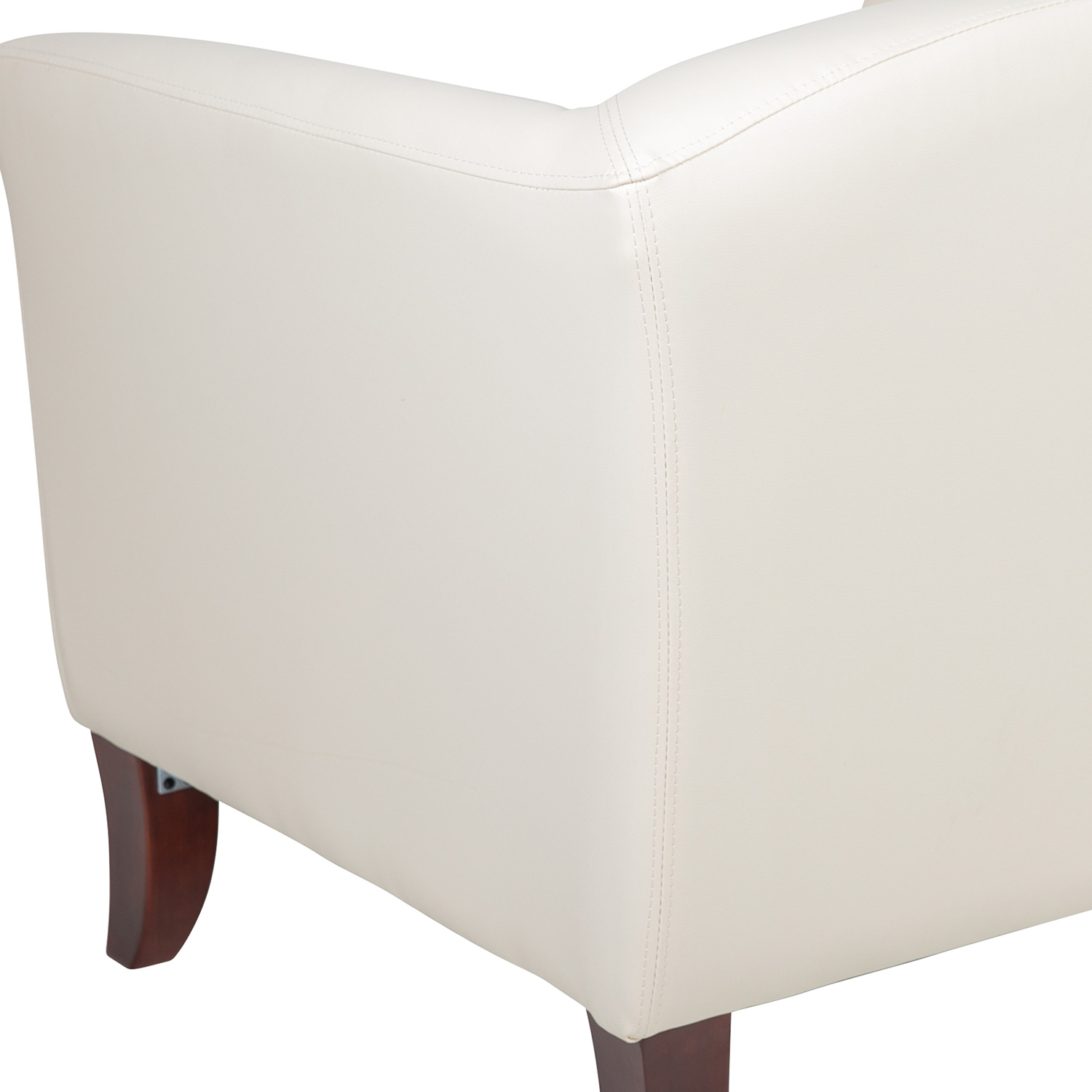 BLNK HERCULES Imperial Series LeatherSoft Chair - Ivory