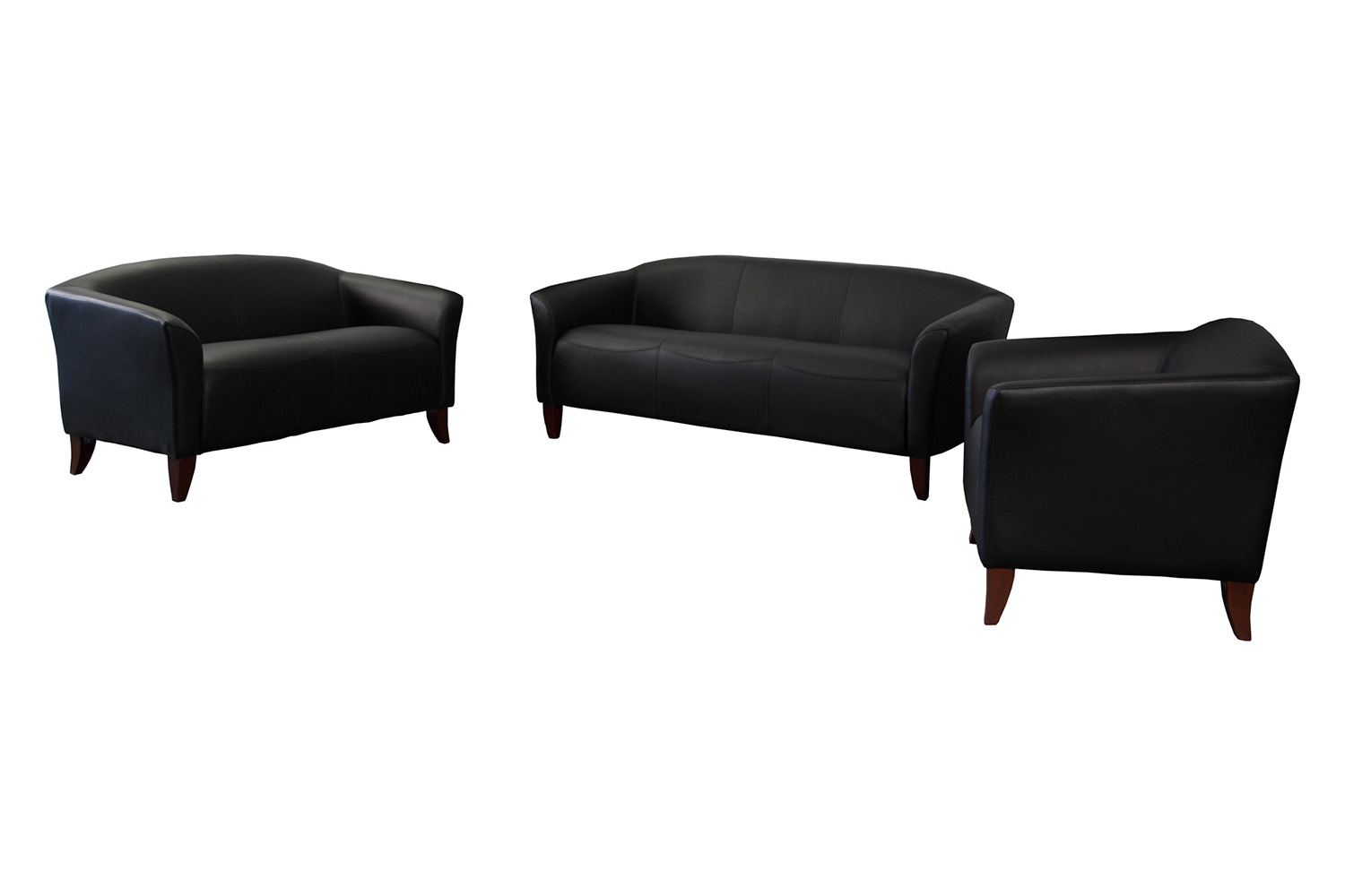 BLNK HERCULES Imperial Series LeatherSoft Reception Set - Black