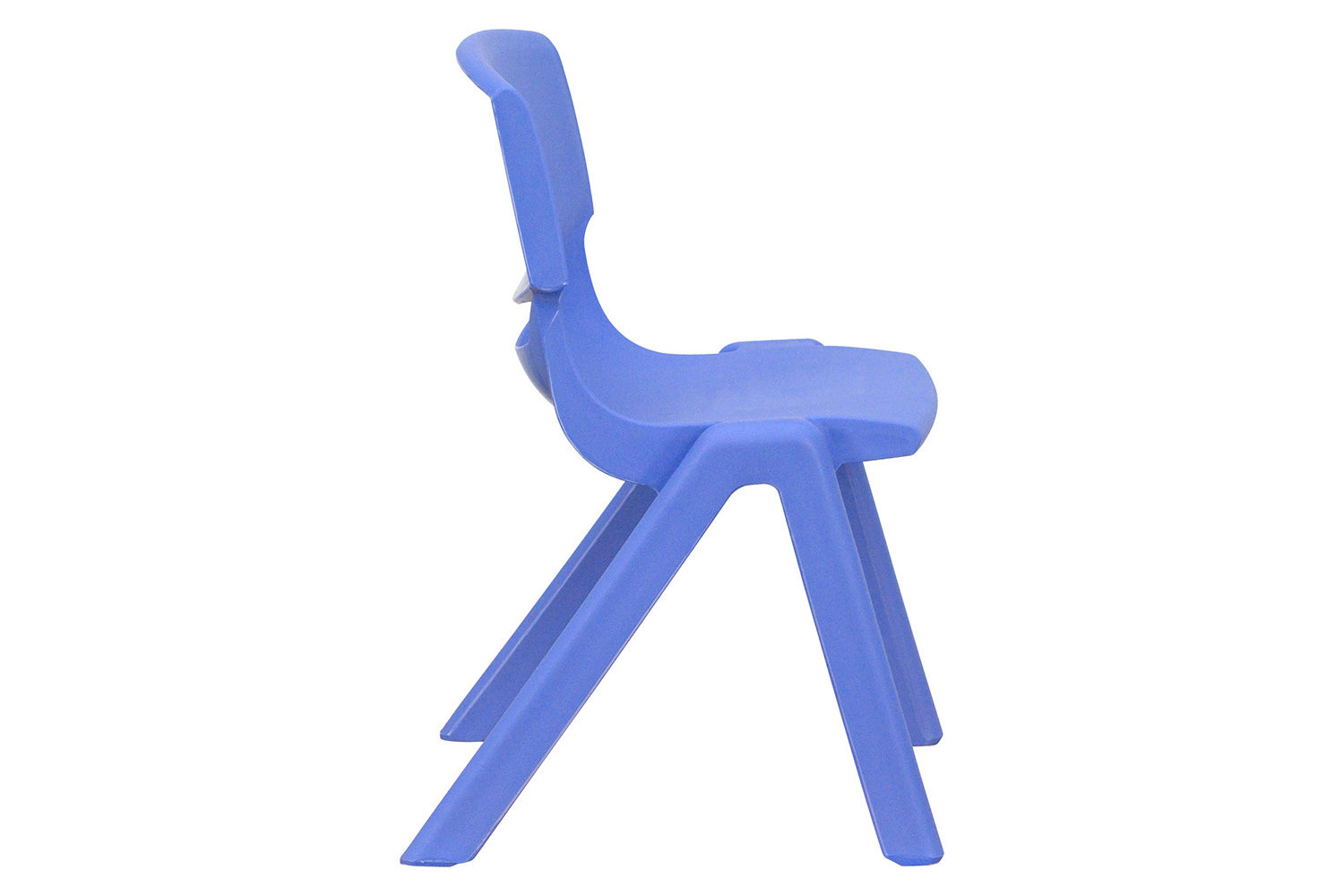 BLNK Whitney Plastic Stackable School Chair 2 Pack - Blue, 12"H Seat