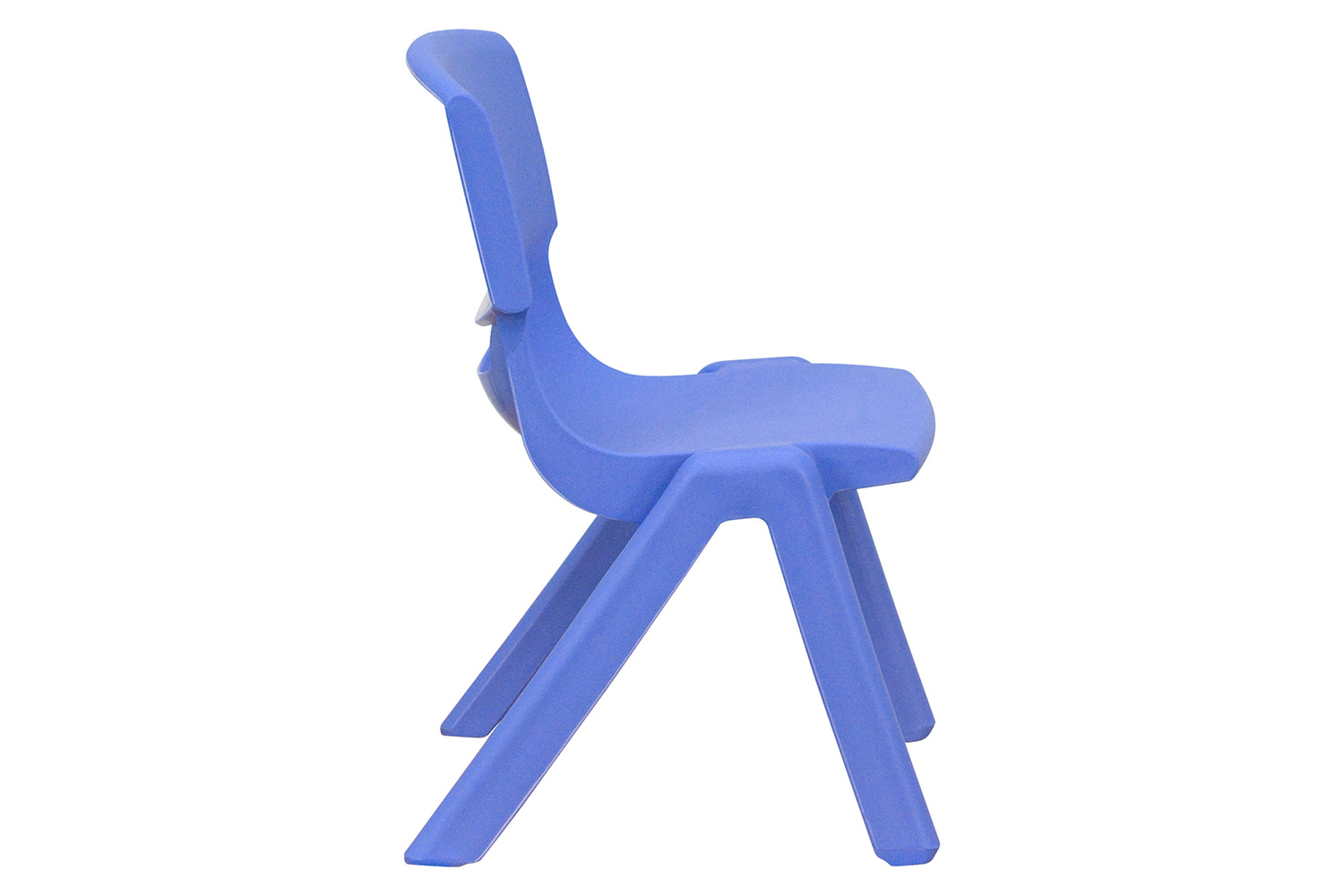 BLNK Whitney Plastic Stackable School Chair 2 Pack - Blue, 10.5"H Seat