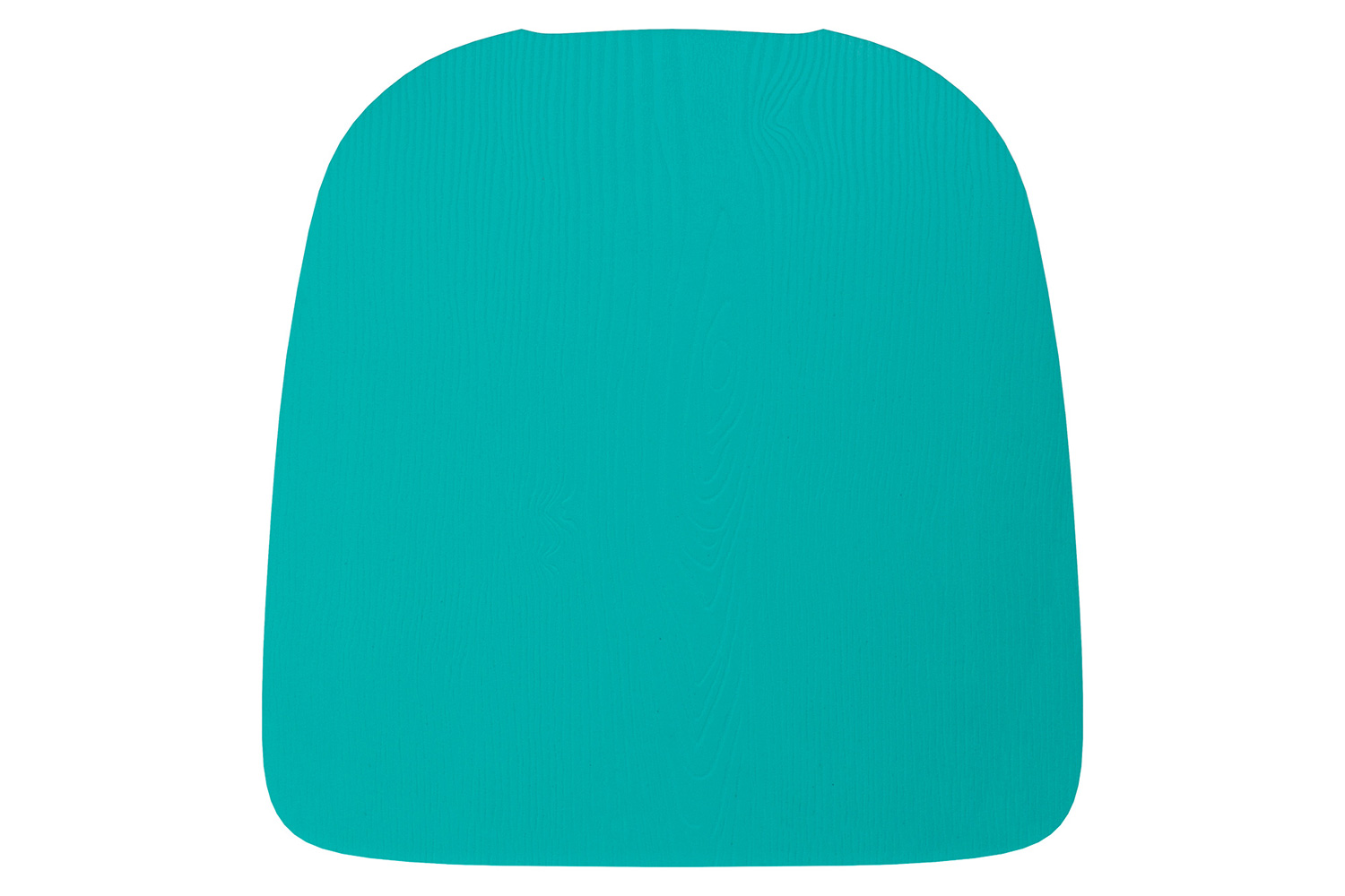 BLNK Perry Poly Resin Wood Seat with Rounded Edges for Colorful Metal Chairs and Stools Set of 4 - Mint