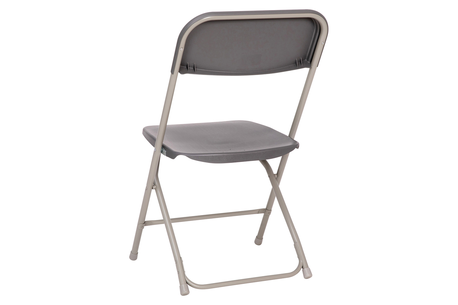 BLNK Hercules Big and Tall Commercial Folding Chair 4-Pack - Gray