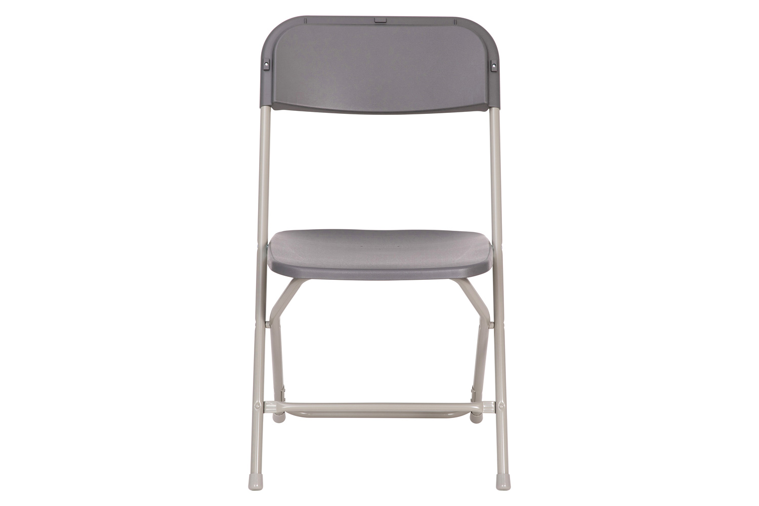 BLNK Hercules Big and Tall Commercial Folding Chair 4-Pack - Gray