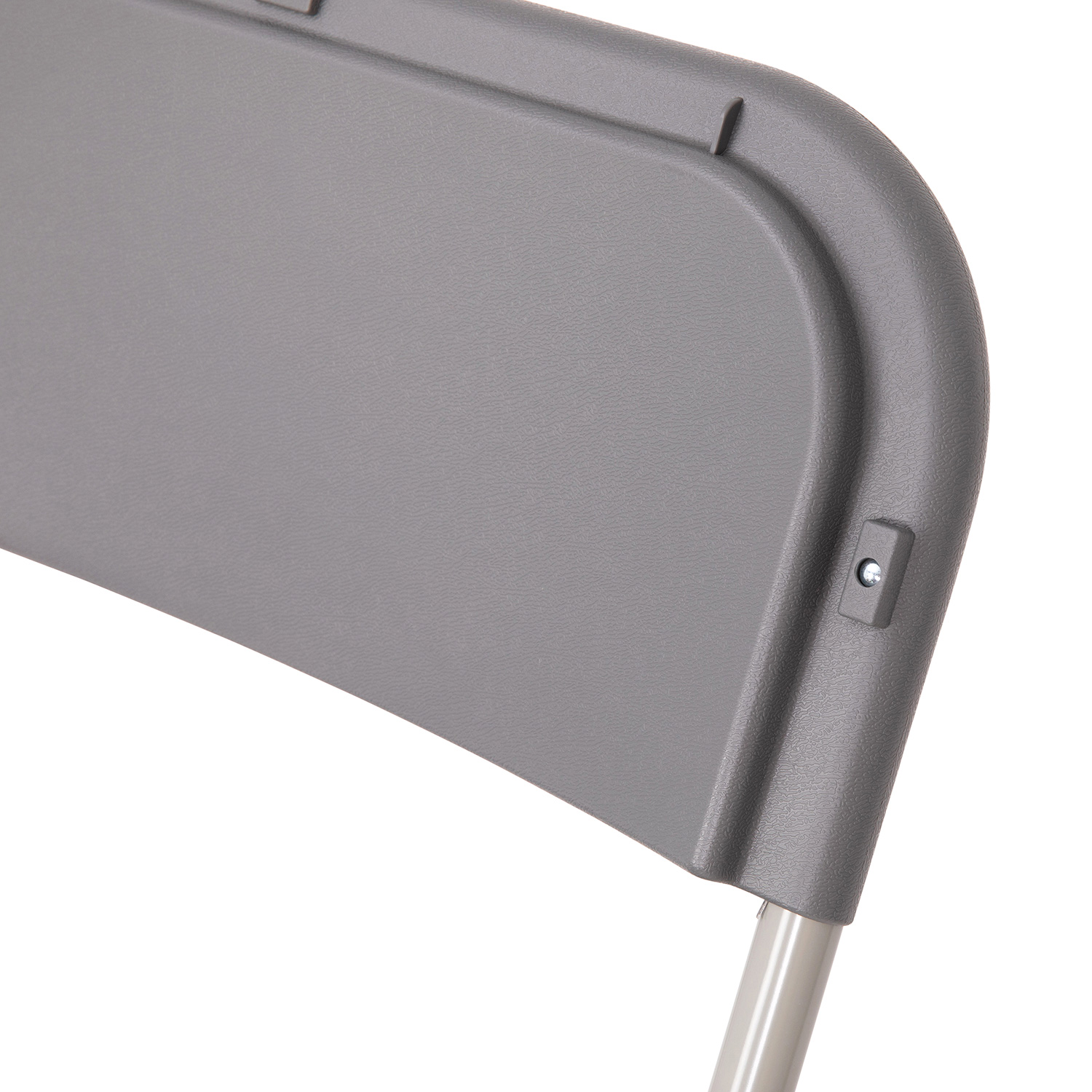 BLNK Hercules Big and Tall Commercial Folding Chair 4-Pack - Gray
