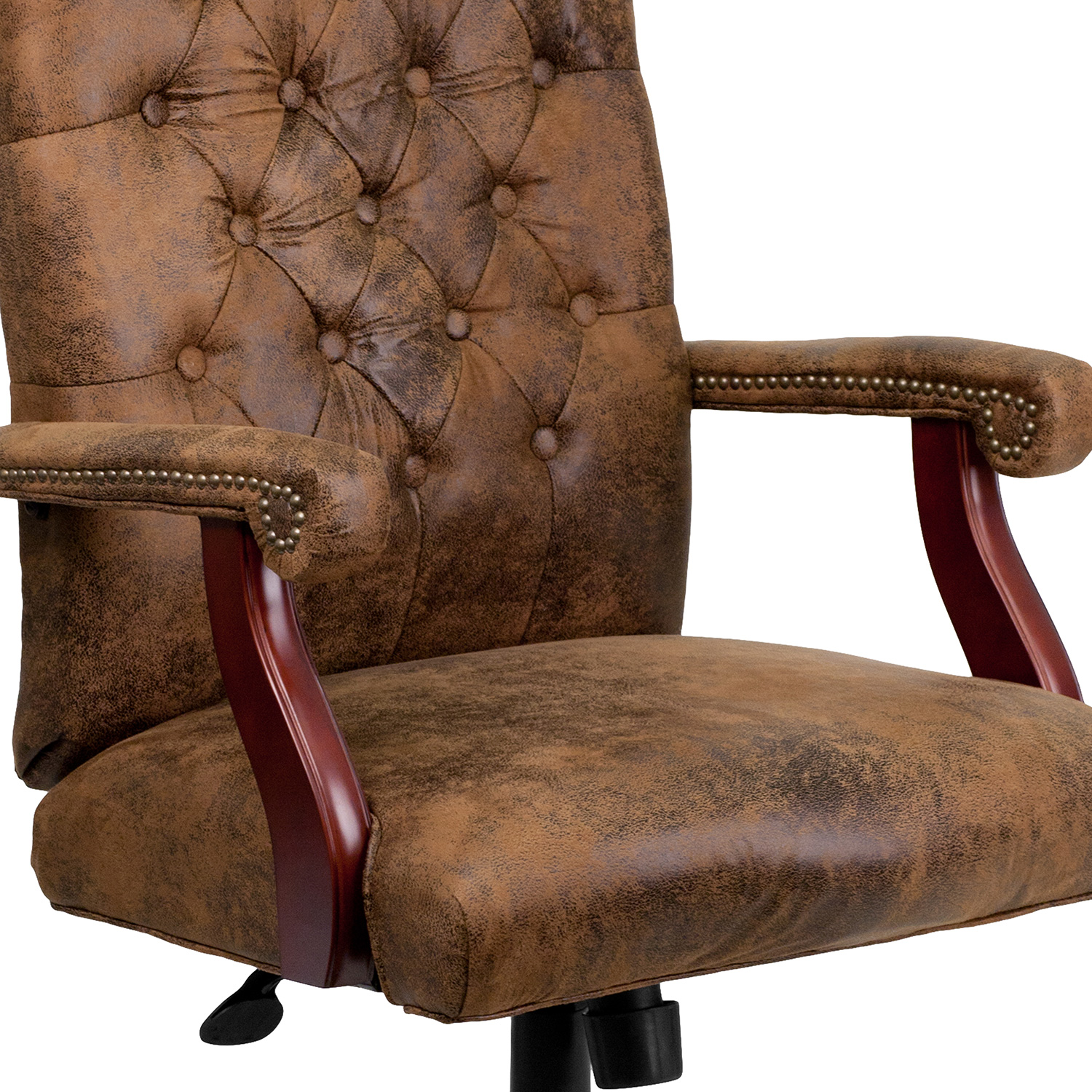 BLNK - Derrick Classic Executive Swivel Office Chair with Arms