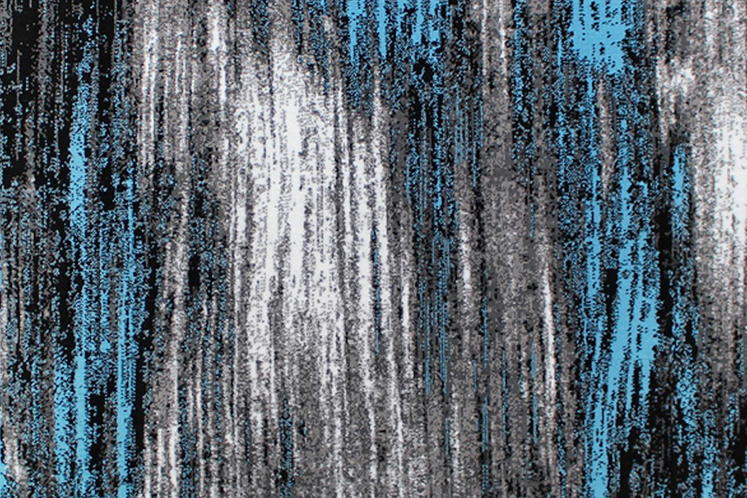 BLNK Rylan Collection Olefin Scraped Design Area Rug with Jute Backing - Blue, 5'W x 7'L