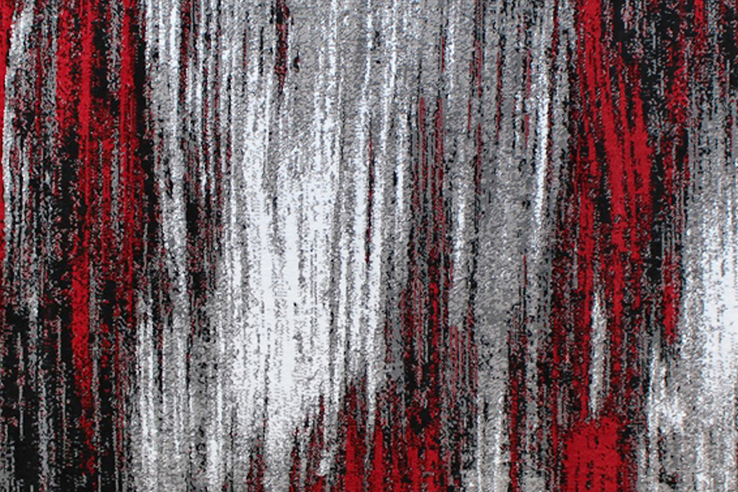 BLNK Rylan Collection Olefin Scraped Design Area Rug with Jute Backing - Red, 6'W x 9'L