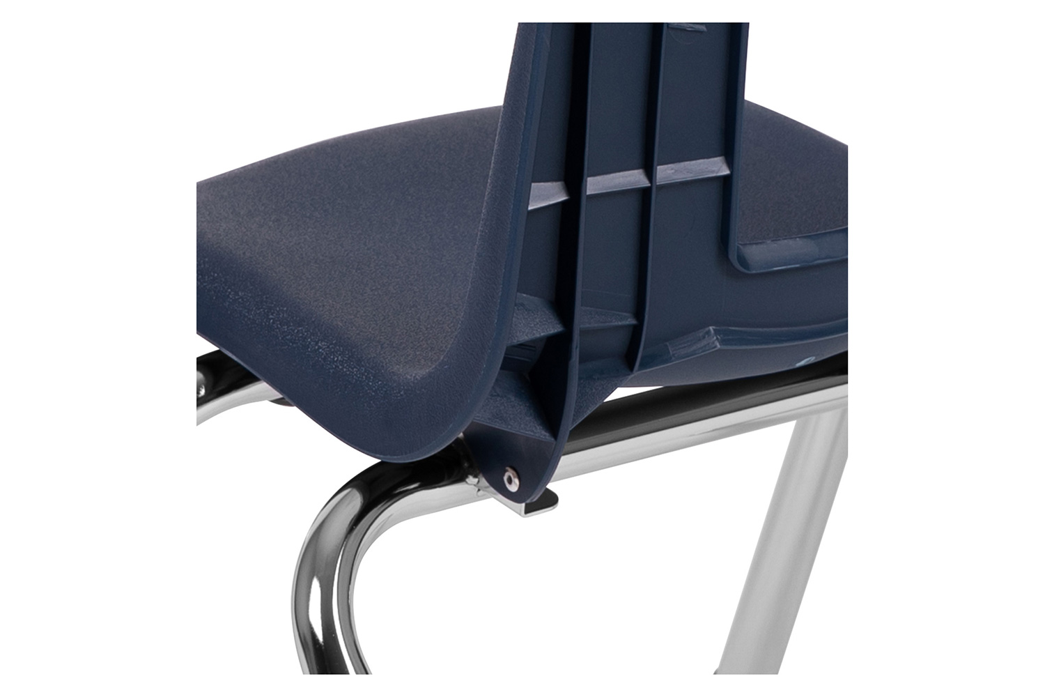BLNK Mickey Advantage Student Stack School Chair - Navy, 12"H