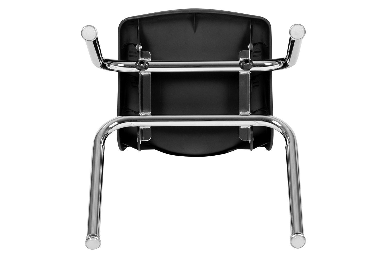 BLNK Mickey Advantage Student Stack School Chair - Black, 14"H