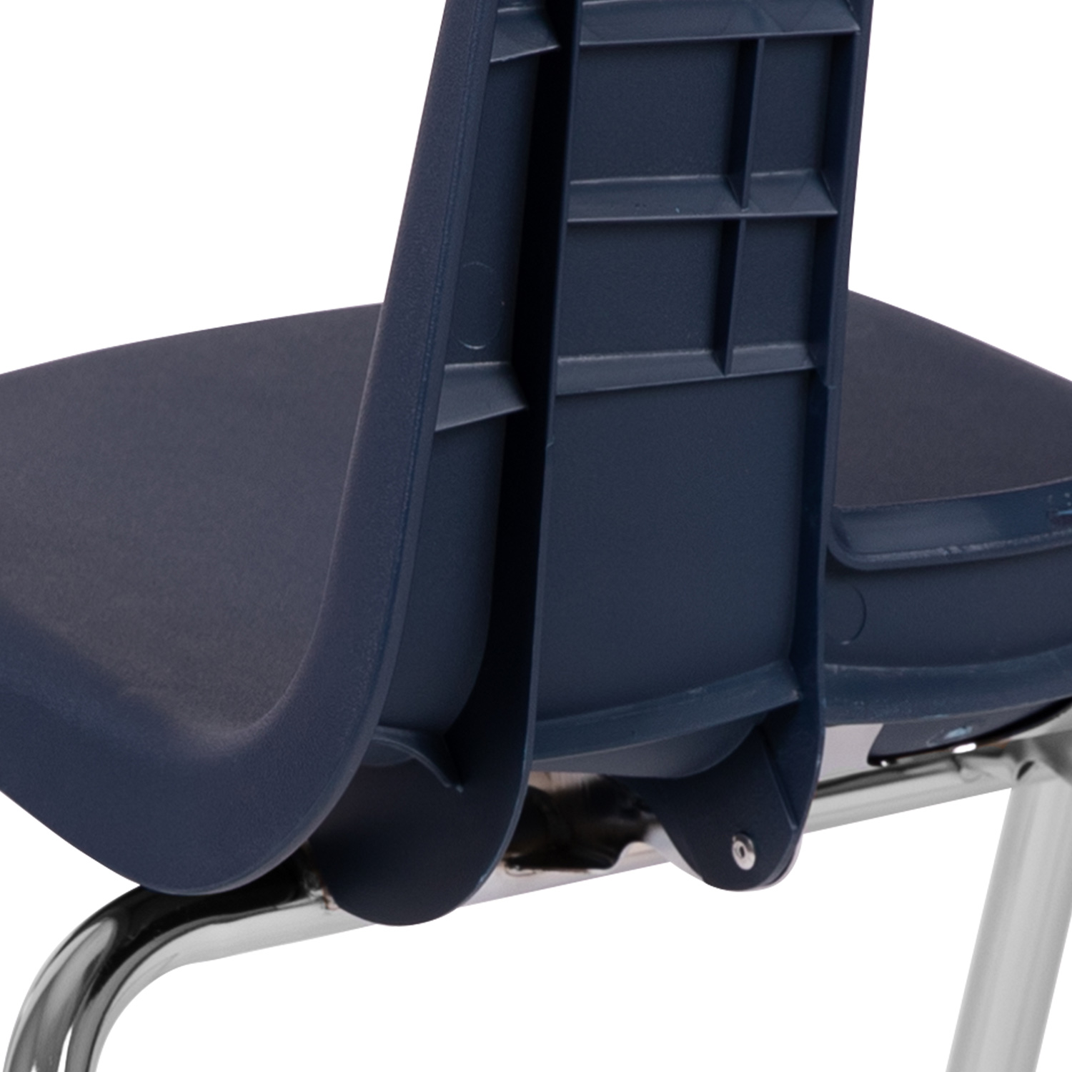 BLNK Mickey Advantage Student Stack School Chair - Navy, 18"H