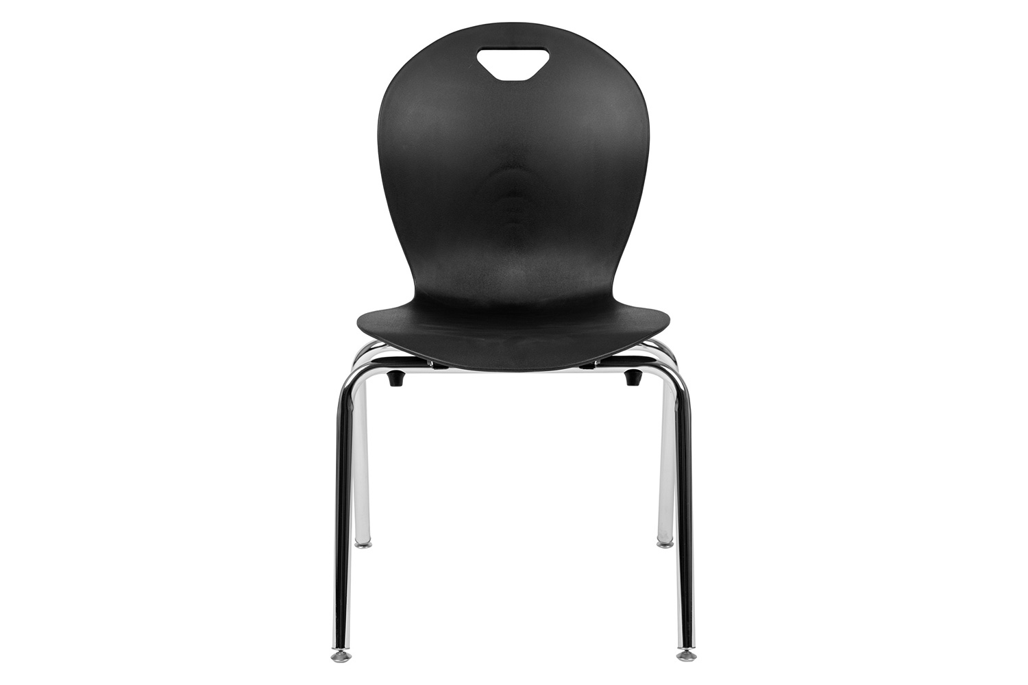 BLNK Mickey Advantage Student Stack School Chair - Titan Black, 18"H