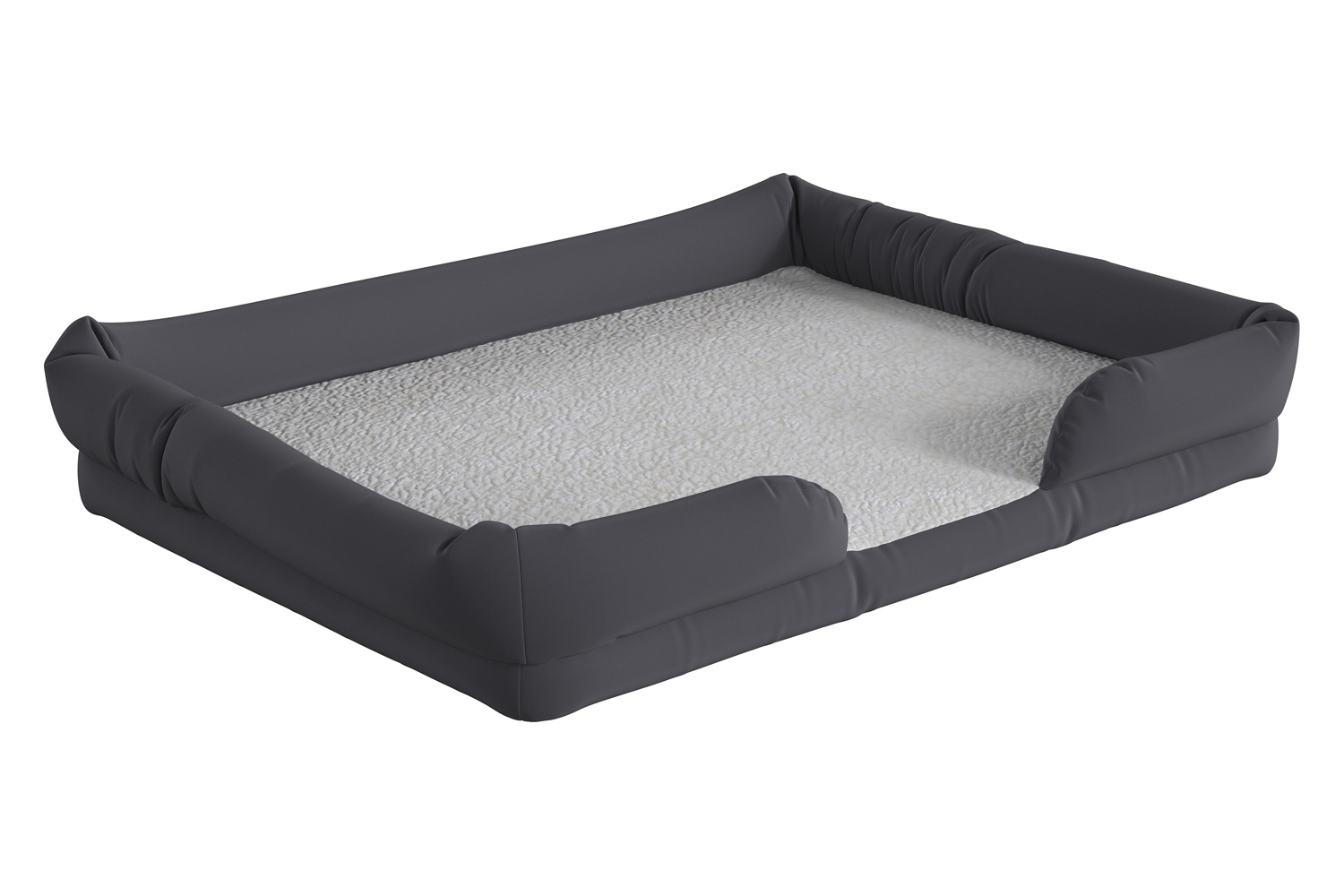 BLNK Cooper Cooper Orthopedic Comfy Memory Foam Joint Relief Bolster Dog Bed - 44 lb