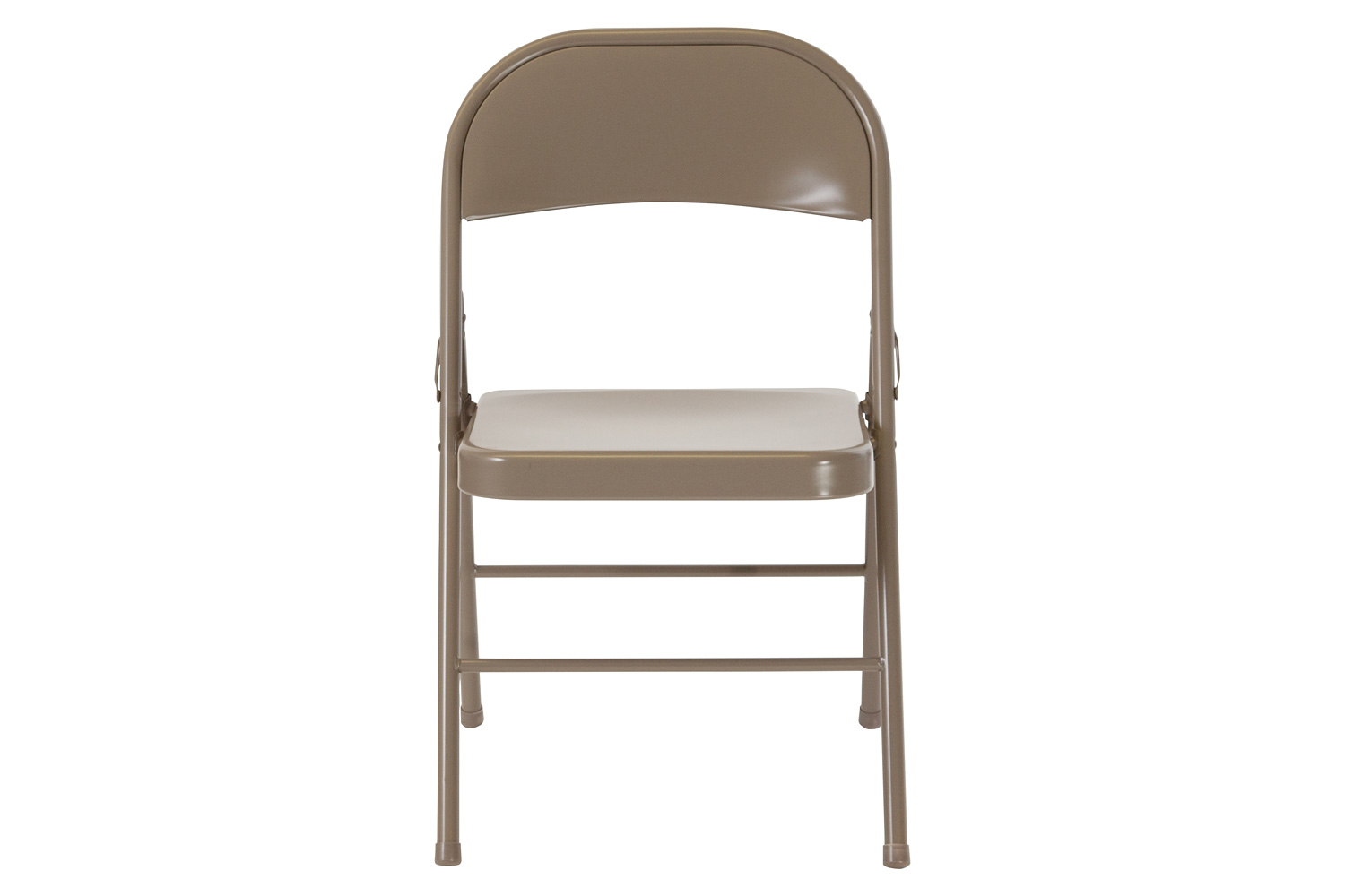 BLNK HERCULES Series Double Braced Metal Folding Chair - Gray