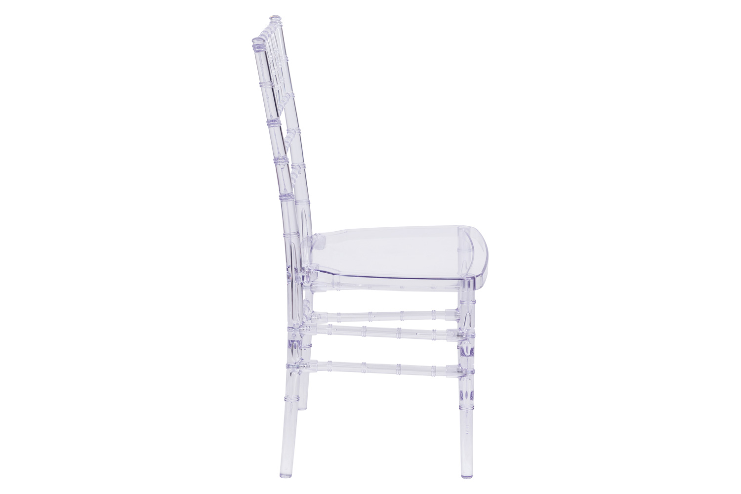 BLNK Flash Elegance Chiavari Stacking Chair - Crystal Ice Blue