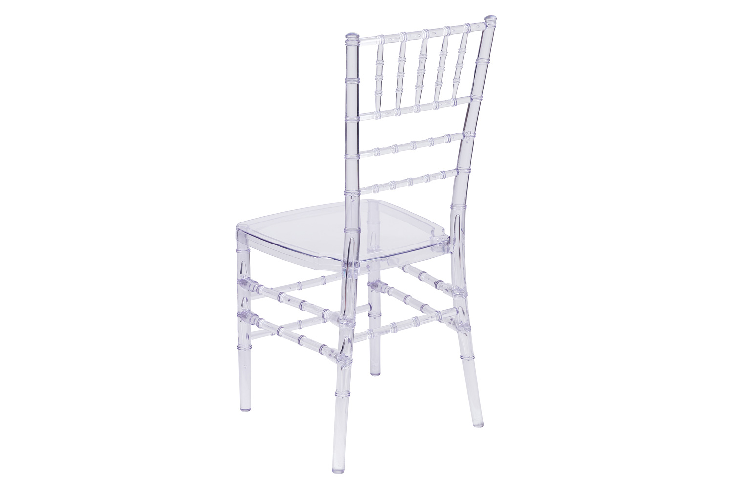 BLNK Flash Elegance Chiavari Stacking Chair - Crystal Ice Blue