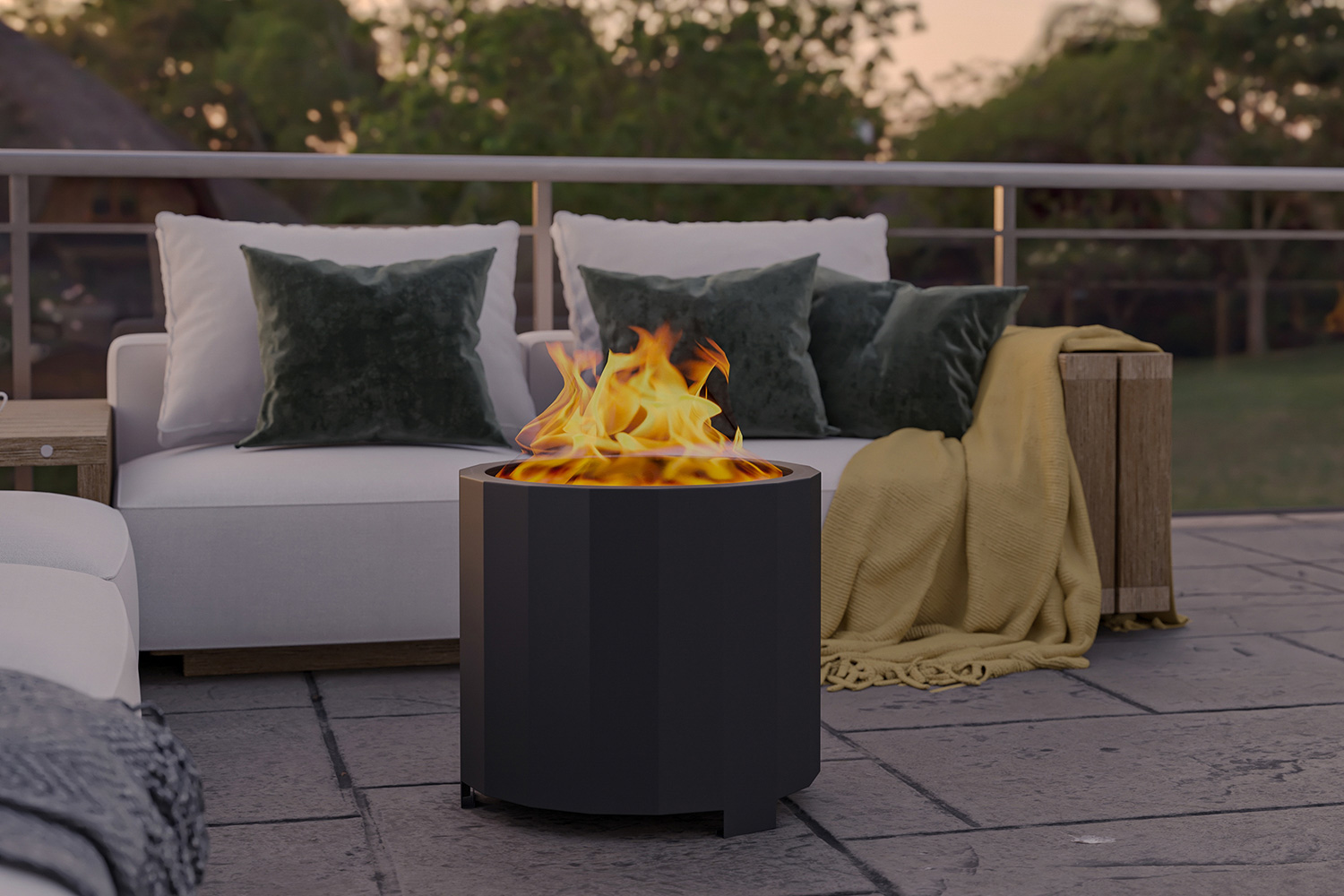 BLNK - Titus Commercial Smokeless Outdoor Firepit