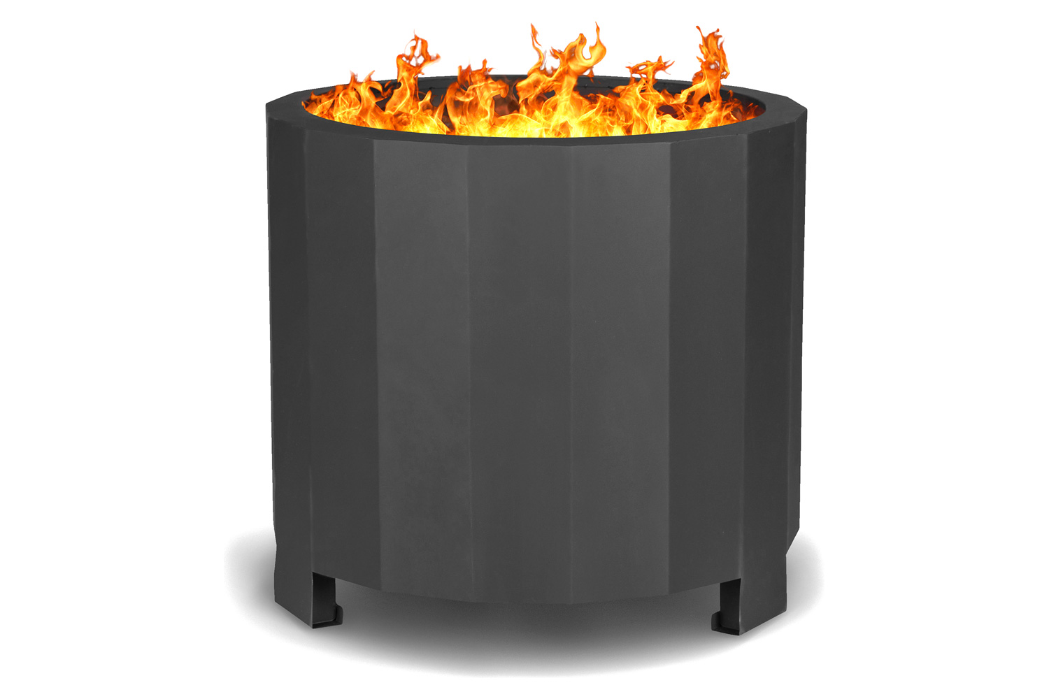 BLNK Titus Commercial Smokeless Outdoor Firepit - Black, 19.5"D