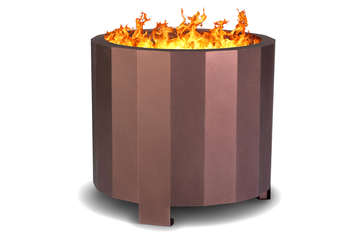 BLNK Titus Commercial Smokeless Outdoor Firepit - Bronze, 19.5"D