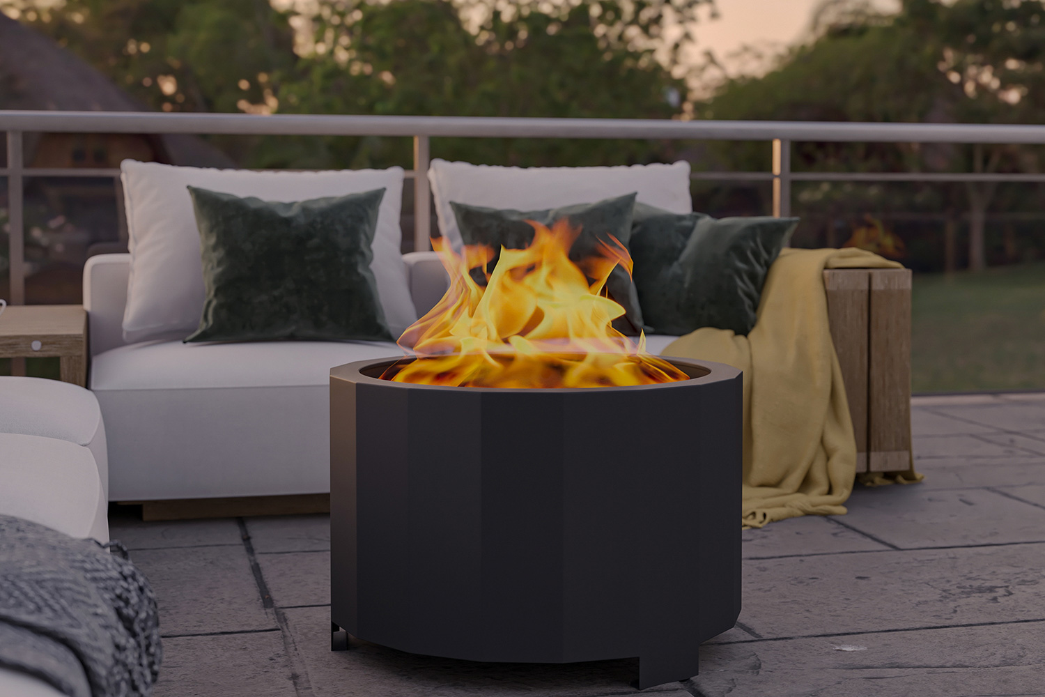 BLNK - Titus Commercial Smokeless Outdoor Firepit