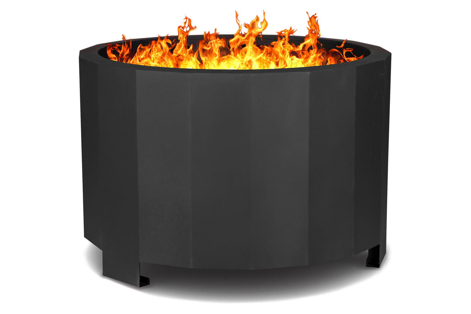 BLNK Titus Commercial Smokeless Outdoor Firepit - Black, 27"D