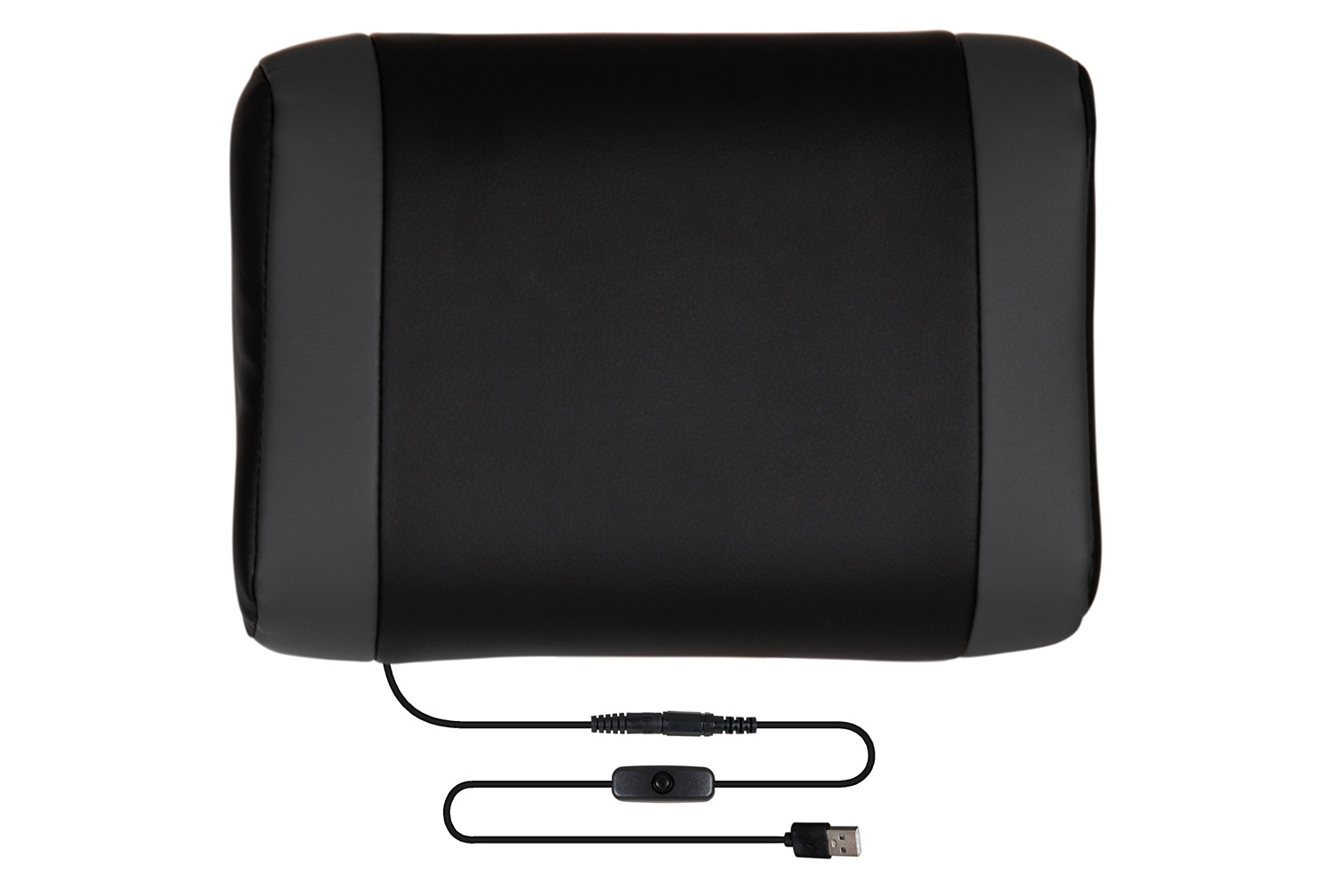 BLNK Optis Black Gaming Desk with Cup Holder, Headphone Hook, 2 Wire Management Holes and Reclining Back/Arms Gaming Chair with Footrest - Black