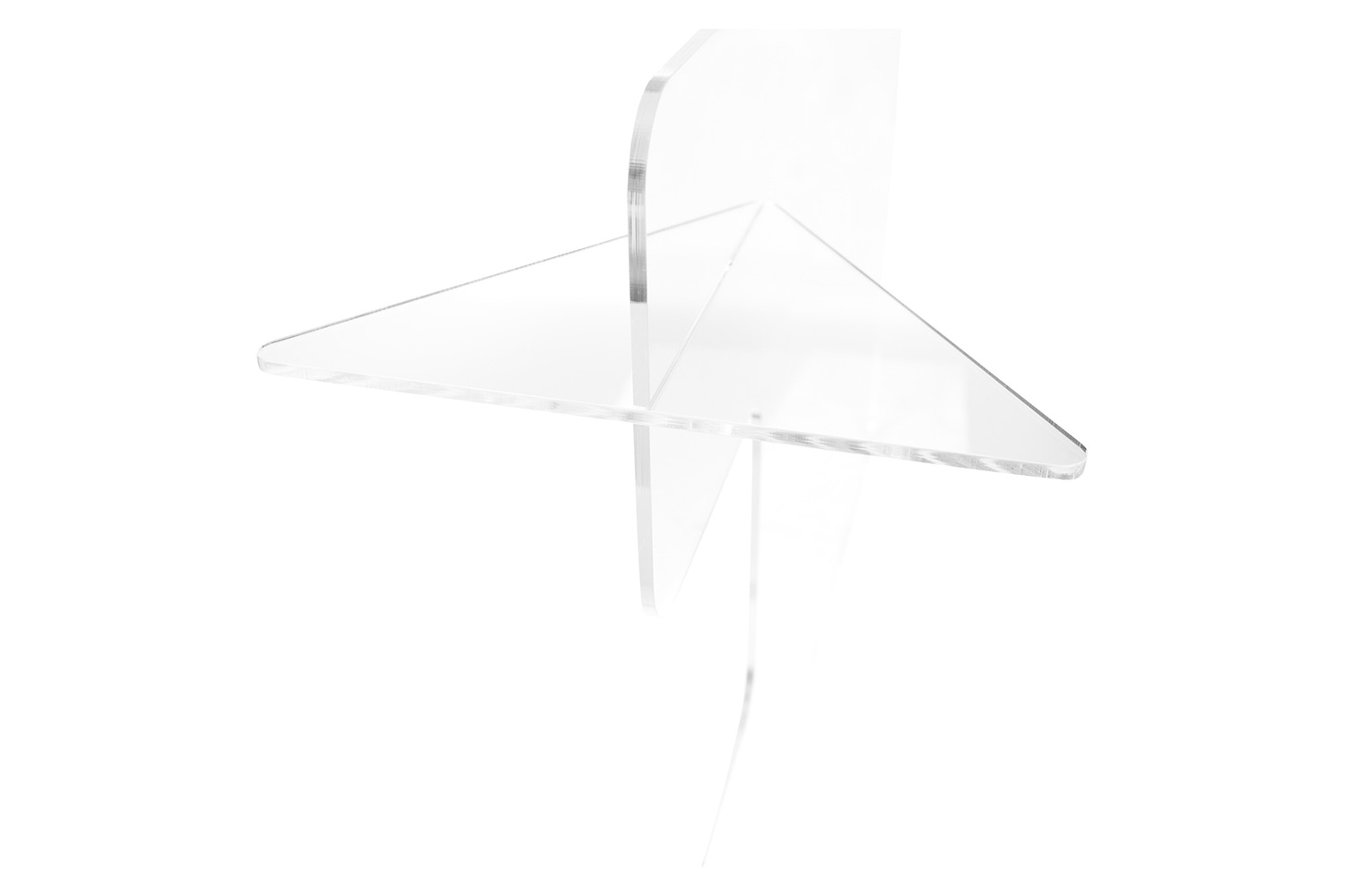 BLNK - Violet Acrylic Free-Standing Register Shield