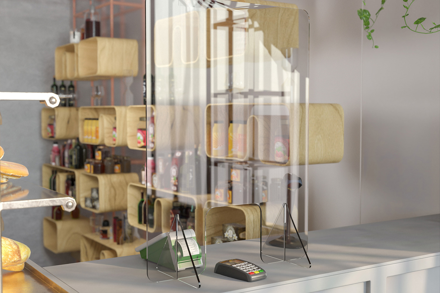 BLNK - Mission Acrylic Free-Standing Register Shield