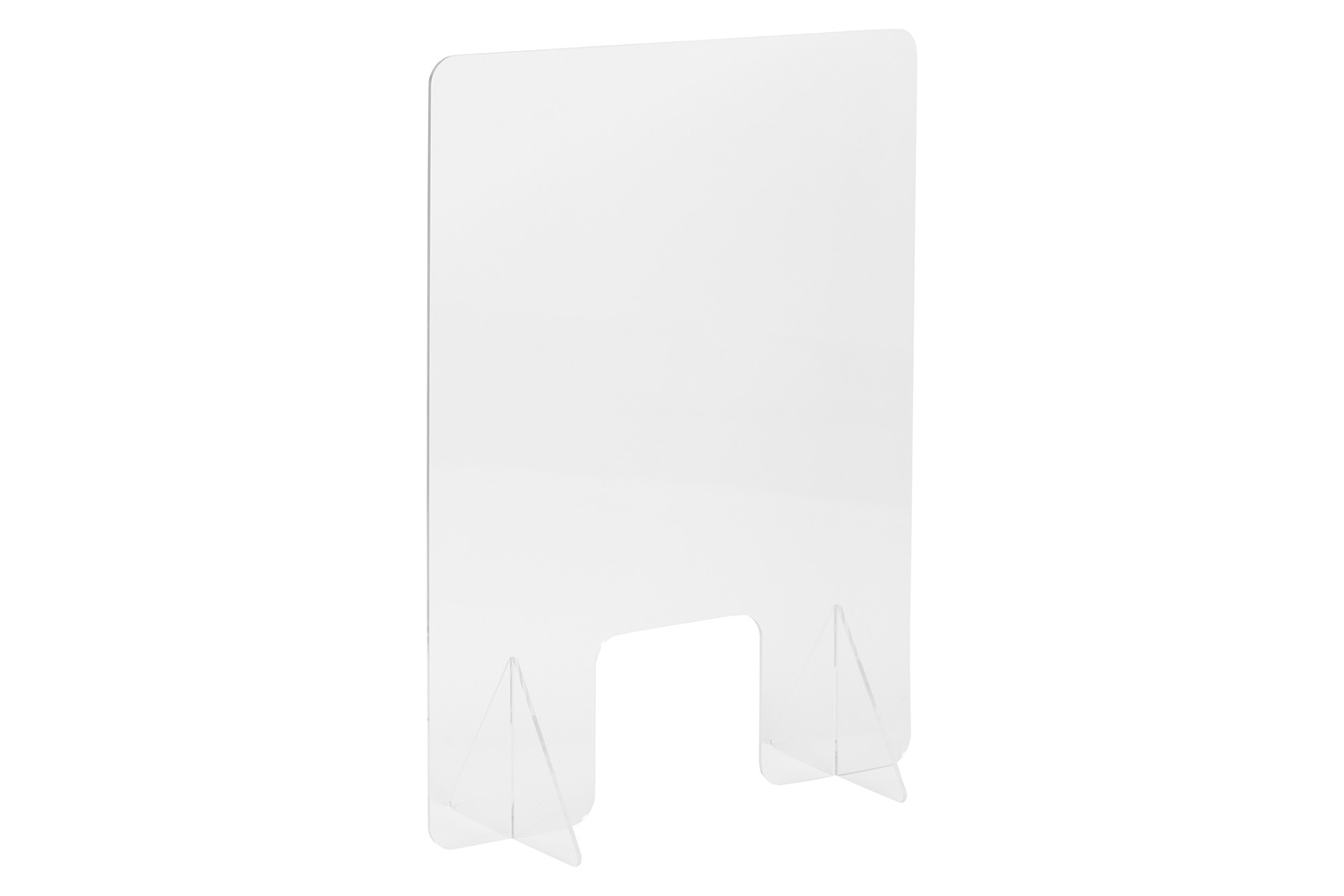 BLNK Mission Acrylic Free-Standing Register Shield - 33"H x 24"L