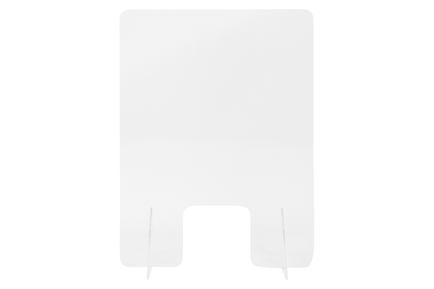 BLNK Mission Acrylic Free-Standing Register Shield - 33"H x 24"L